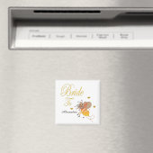 Braut zu sein Bridal Hochzeit personalisieren Magnet (In Situ (Geschirrspüler))