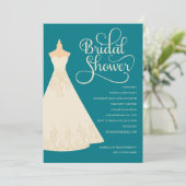 Braut zu sein - leichte Haut| Hintergrundfarbe aus Einladung (Stehend Vorderseite)