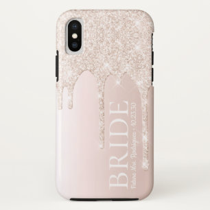 Braut Zukunft Mrs Blush Rosa Glitter Case-Mate iPhone Hülle
