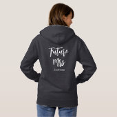 Braut Zukunft Mrs Hochzeit Schwarz Hoodie (Schwarz voll)