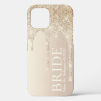 Braut Zukünftige Frau Gold Glitter-Tropf