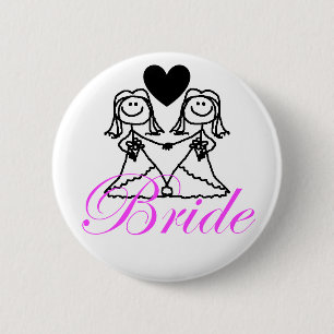 Braut, zum Abzeichen zu sein Button