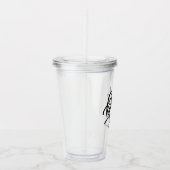 Braut, zum individueller Name zu sein Acryltrinkbecher (Rechts)