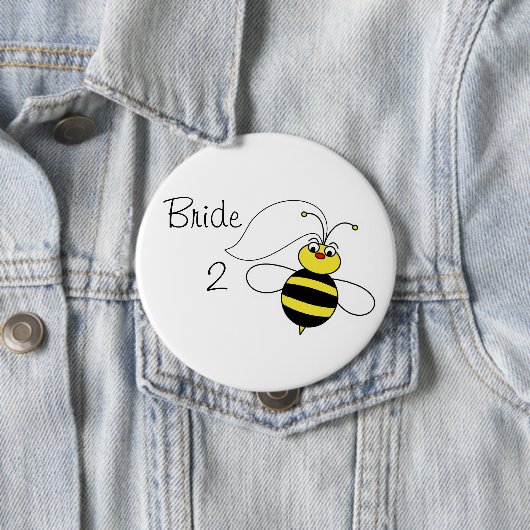 Braut zur Biene Button (Beispiel)