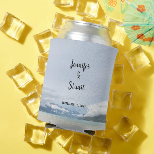 Brautbäume rustikale Hochzeit am Bergstrand Dosenkühler (In Situ Sommer)