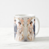 Brautbecher und Hochzeitsbecher Kaffeetasse (VorderseiteRechts)