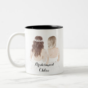 Brautbezug-Tasse Zweifarbige Tasse
