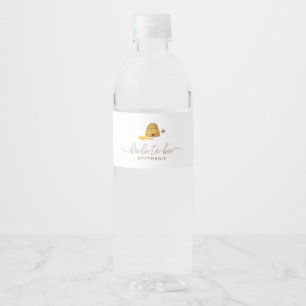 Brautbiene-Etikett Wasserflaschenetikett