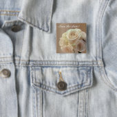 Brautblumenstrauß weg von im Weiß Button (Beispiel)