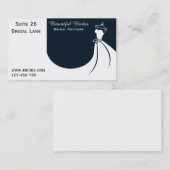 BrautCouture, Bridalwear, Hochzeitskleid entwirft Visitenkarte (Vorne/Hinten)