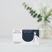 BrautCouture, Bridalwear, Hochzeitskleid entwirft Visitenkarte (Stehend Vorderseite)