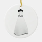 Brautdekoration für Hochzeitskleid Keramik Ornament (Vorne)