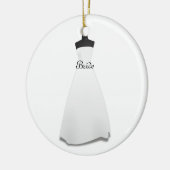 Brautdekoration für Hochzeitskleid Keramik Ornament (Links)