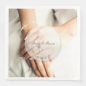 Brautdiamantenring Serviette (Vorderseite)