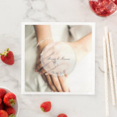 Brautdiamantenring Serviette (Beispiel)