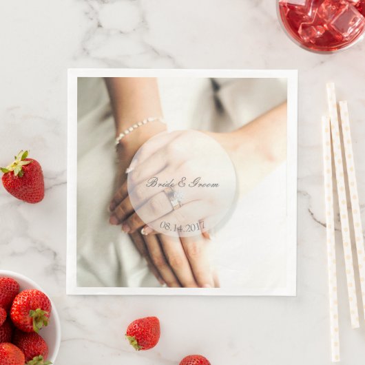 Brautdiamantenring Serviette (Beispiel)