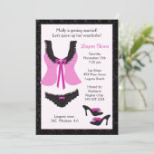 Brautdusche Einladung (Stehend Vorderseite)