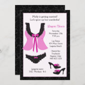 Brautdusche Einladung (Vorne/Hinten)