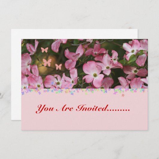 Brautdusche Einladung (Vorne/Hinten)