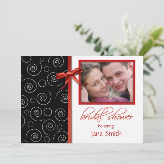 Brautdusche Einladung (Stehend Vorderseite)