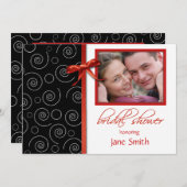 Brautdusche Einladung (Vorne/Hinten)