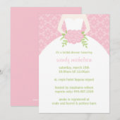 Brautdusche Einladung (Vorne/Hinten)