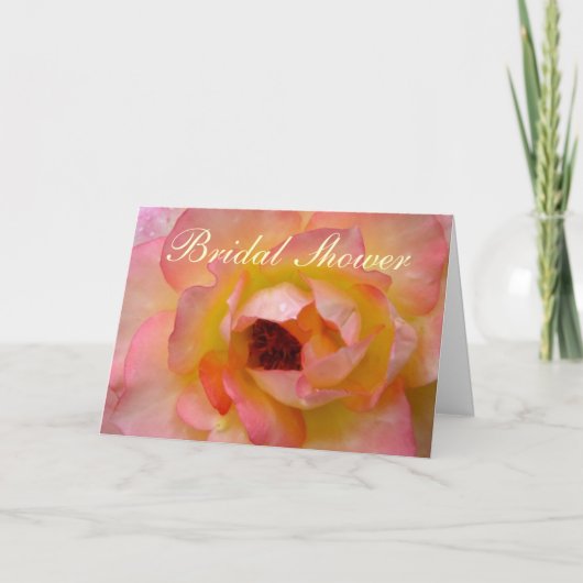 Brautdusche Einladung (Vorderseite)