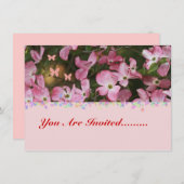 Brautdusche Einladung (Vorne/Hinten)