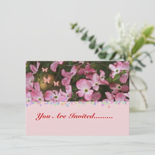 Brautdusche Einladung (Stehend Vorderseite)