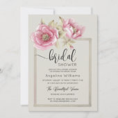 Brautdusche Einladung (Vorderseite)