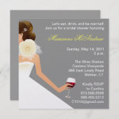 Brautdusche Einladung (Vorne/Hinten)