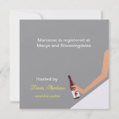 Brautdusche Einladung (Rückseite)