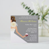 Brautdusche Einladung (Stehend Vorderseite)