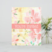 Brautdusche Einladung (Stehend Vorderseite)