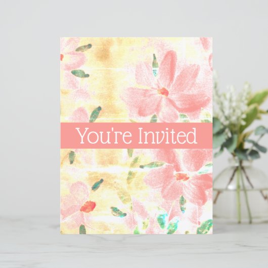 Brautdusche Einladung (Stehend Vorderseite)