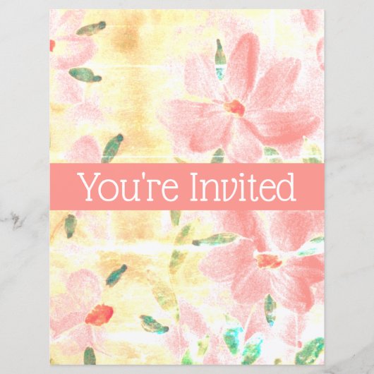 Brautdusche Einladung (Vorderseite)