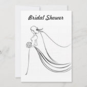 Brautdusche Einladung (Vorderseite)