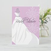 Brautdusche Einladung (Stehend Vorderseite)