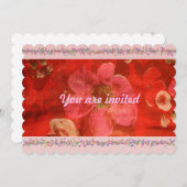 Brautdusche Einladung (Vorne/Hinten)