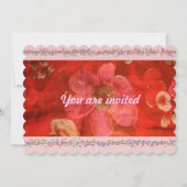 Brautdusche Einladung (Vorderseite)