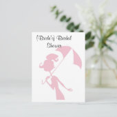 Brautdusche Einladung (Stehend Vorderseite)