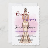 Brautdusche Einladung (Vorderseite)