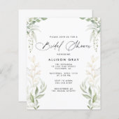 Brautdusche Einladung (Vorne/Hinten)