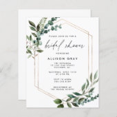 Brautdusche Einladung (Vorne/Hinten)