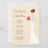 Brautdusche Einladung (Vorderseite)