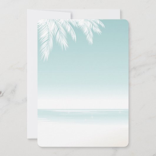 Brautdusche Einladung (Rückseite)