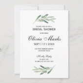 Brautdusche Einladung (Vorderseite)