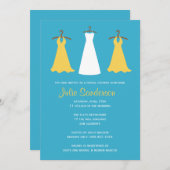 Brautdusche Einladung (Vorne/Hinten)