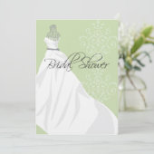 Brautdusche Einladung (Stehend Vorderseite)