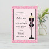 Brautdusche Einladung (Stehend Vorderseite)